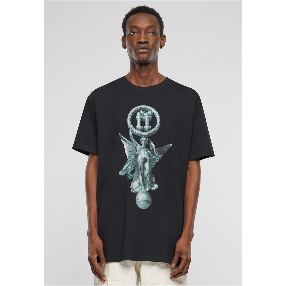 Forgotten Faces - Rueling The World Oversize Heren Tshirt - Zwart